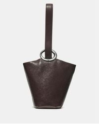 Kate Spade - Halo Glazed Mini-Beuteltasche Aus Leder - Lyst