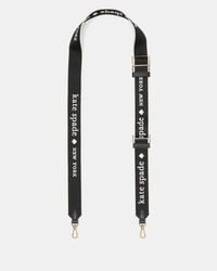 Kate Spade - Kate Spade Logo Webbing Bag Strap - Lyst