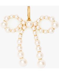 Kate Spade - One In A Million Pearl Bow Charm - Lyst