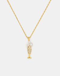 Kate Spade - Gifting Here's To You Pendant - Lyst