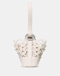 Kate Spade - Halo Woven Mini Bucket Bag - Lyst