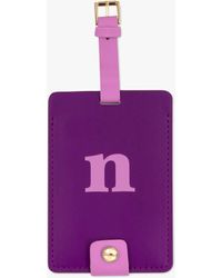 Kate Spade - Just Mine Initial Collection Luggage Tag N - Lyst