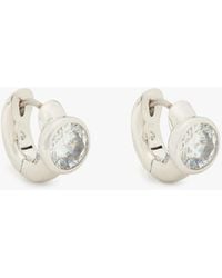 Kate Spade - Keep Sparkling Round Huggies - Lyst