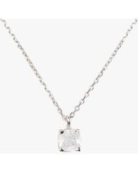 Kate Spade - Kate Spade Little Luxuries 6Mm Square Pendant - Lyst