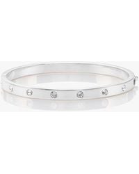 Kate Spade - Set In Stone Hinged Bangle - Lyst