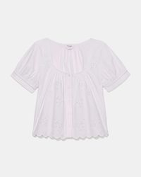 Kate Spade - Broderie Anglaise Top - Lyst