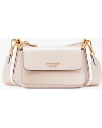 Kate Spade - Morgan Patent Leather Double Up Crossbody - Lyst