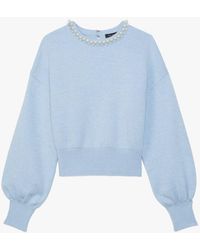 Kate Spade - Pearl Collar Sweater - Lyst