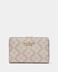 Kate Spade - Kate Spade Spade Flower Medium Bifold Wallet - Lyst