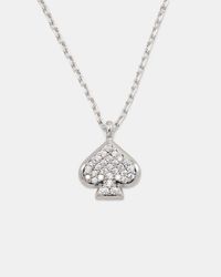 Kate Spade - Everyday Spade Pave Mini-Anhänger - Lyst
