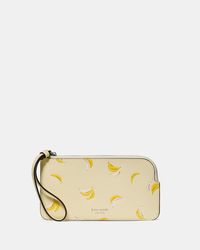 Kate Spade - Kate Spade Zippy Banana Wristlet - Lyst