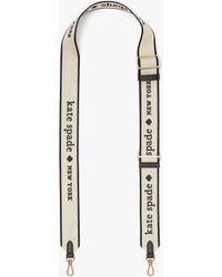 Kate Spade - Taschenriemen Mit Gewebtem Logo - Lyst