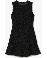 Kate Spade - Kleid aus Tweed mit Volant - Lyst