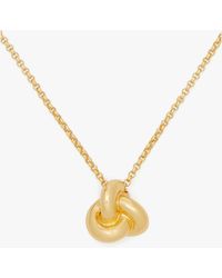 Kate Spade - Double Knot Pendant - Lyst