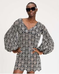 Kate Spade - Eyelet Cover-Up Dress - Lyst