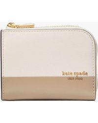 Kate Spade - Devin Colorblocked Small Compact Wallet - Lyst