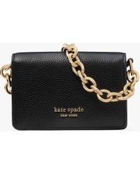 Kate Spade - Natasha Chain Card Case Crossbody - Lyst