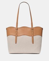 Kate Spade - Do It All Wavy Canvas Tote Bag - Lyst