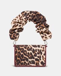 Kate Spade - Kate Spade Natasha Leopard Scrunch Strap Mini Bag - Lyst