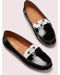kate spade patent loafers