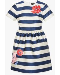 Kate Spade - Floral Stripe Dress - Lyst