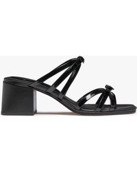 Kate Spade - Carolina Patent Block Heel Sandals - Lyst