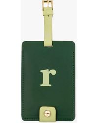 Kate Spade - Just Mine Initial Collection Luggage Tag R - Lyst
