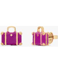 Kate Spade - Away We Go Ohrstecker in Kofferform - Lyst