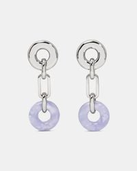 Kate Spade - Interlock Linear Dangle Earrings - Lyst