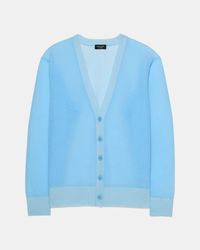 Kate Spade - Kate Spade Sheer Knit Cardigan Top - Lyst