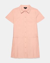 Kate Spade - Kate Spade Pleated Utility Shirtdress - Lyst