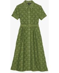 Kate Spade - Belted Midi Shirt Dress - Lyst