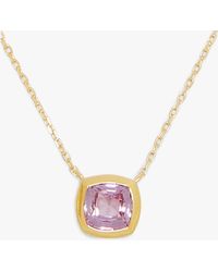 Kate Spade - Kate Spade Fine Time To Shine Gem Pendant - Lyst