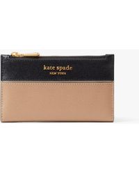 Kate Spade - Morgan Colorblocked Small Slim Bifold Wallet - Lyst