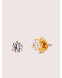 Kate Spade - Brilliant Statements Mini Tri-Prong Studs - Lyst