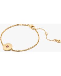 Kate Spade - Kate Spade The Color Spark Collection Peace Medallion Bracelet - Lyst