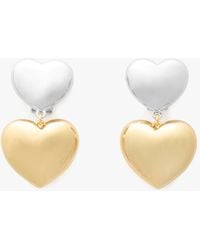 Kate Spade - Heart You Double Drop Earrings - Lyst