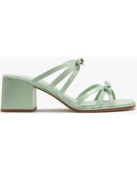 Kate Spade - Carolina Patent Block Heel Sandals - Lyst