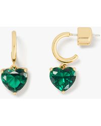 Kate Spade - My Love Heart Creolen, Klein - Lyst