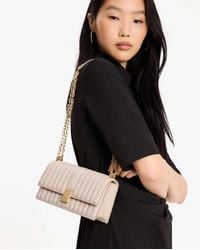 Kate Spade - Deco Quilted Mini Flap Chain Crossbody - Lyst