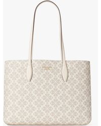 Kate Spade Spade Flower Coated Canvas All Day Large Tote | Lyst