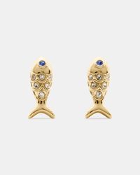 Kate Spade - Summer Daze Fish Studs - Lyst