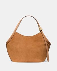 Kate Spade - Deco Suede Small Tulip Tote Bag - Lyst