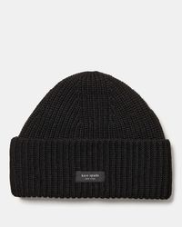 Kate Spade - Sam Label Beanie - Lyst
