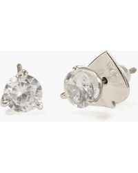 Kate Spade - Brilliant Statements Mini Tri-Prong Studs - Lyst