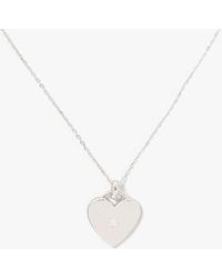Kate Spade - Kate Spade Fine Meant To Be Heart Pendant - Lyst