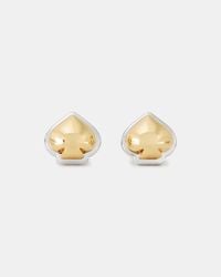 Kate Spade - Sculpted Spade Mini Studs - Lyst