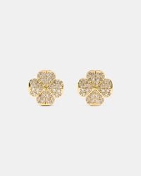 Kate Spade - Flower Pave Studs - Lyst