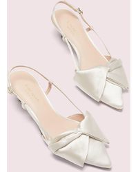 kate spade jackie heels ivory