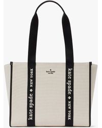 Kate Spade - Kip Tote Bag Aus Canvas, Groß - Lyst